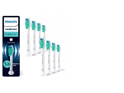 Резервни накрайници за ел. четка Philips Sonicare ProResults 8бр. HX6018/87 C1 Sonicare ProResults head