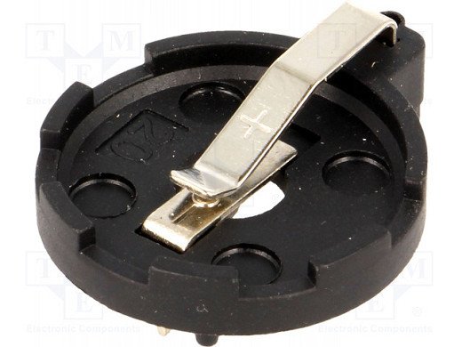 Държач за батерия CR2032 хоризонтал