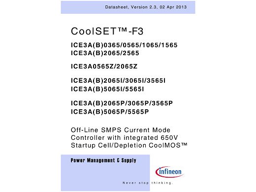 Интегрална схема  ICE3A1065ELJ DIP-8