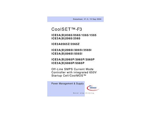 Интегрална схема ICE3A5065 TO-220-6