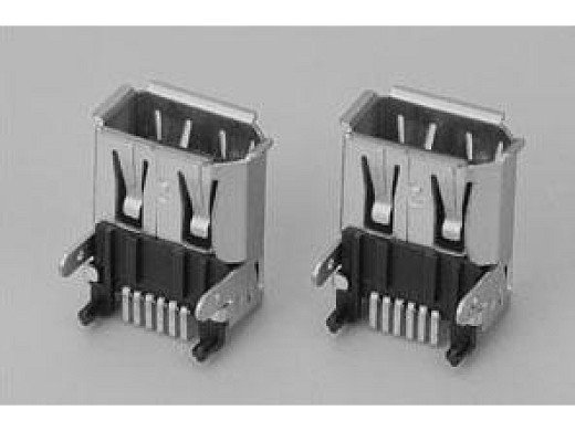 Букса IEEE1394-H Socket SMD
