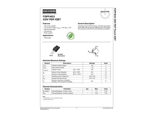 IGBT FGPF4633 TO-220F