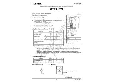 Транзистор IGBT GT30J321 TO-247