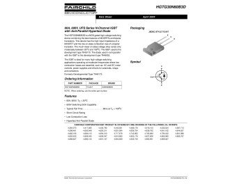 Транзистор IGBT HGTG30N60B3D TO-247