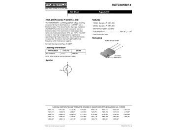 IGBT HGTG40N60A4 TO-247