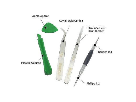 КОМПЛЕКТ ЗА РЕМОНТ НА GSM И ЛАПТОП 8 ЧАСТИ