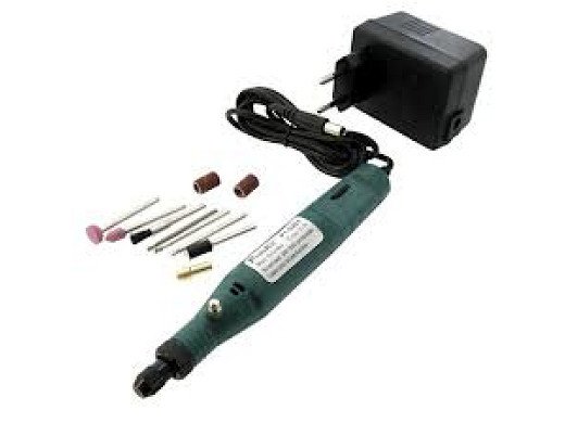 Мини дрелка с регулатор на обороти, аксесоари и адаптер IN PT5201B