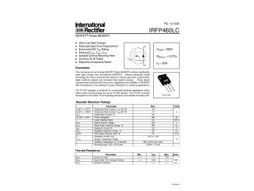 Транзистор IRFP460  TO-247