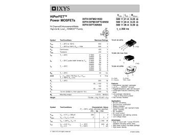 Транзистор IXFH26N50 TO-247