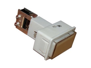 Illuminated Push Button Switch , 3P (ON)-OFF RED