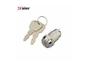 KEY SWITCH 2 position ON-OFF 19mm
