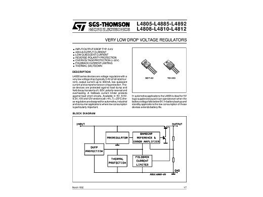 Интегрална схема  L4810CV