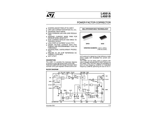 Интегрална схема L4981B DIP-20