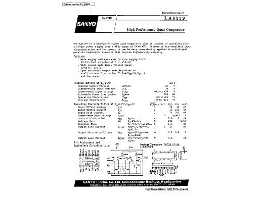 Интегрална схема  LA6339