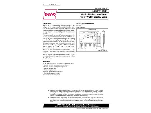 Интегрална схема  LA7838