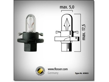 Лампа mini 12V 1.2W B8 4D-2351MFX6