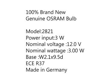 LAMP 12V 3W AUTO T10