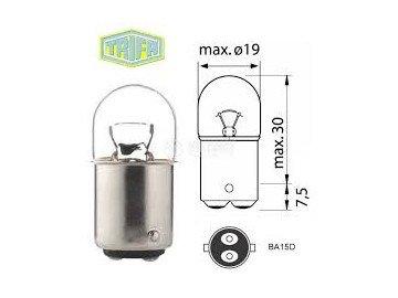 LAMP 24V 5W BA15D