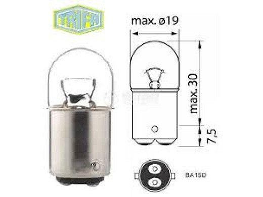 Лампа: миниатюрна-BA15D/24