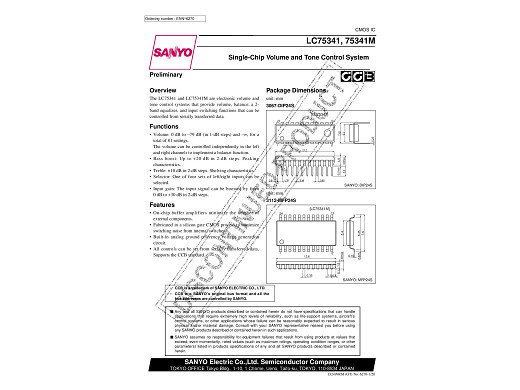 Интегрална схема  LC75341