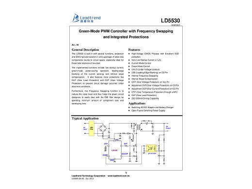Интегрална схема LD5530RGL  SOT23-6
