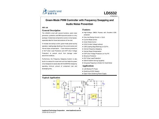 Интегрална схема LD5532GS SO-8