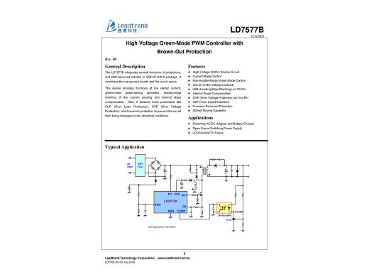Интегрална схема LD7577BGS SO-8