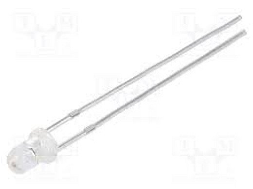 N0F64L49 IR transmitter; 3mm; transparent; 36°; 1.3÷1.6VDC; λp max: 880nm