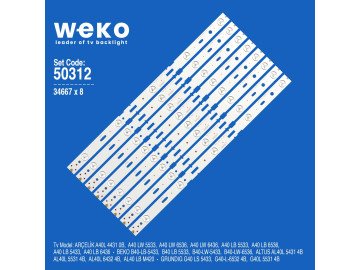 LED Backlight 2013ARC40 set-8 set50312