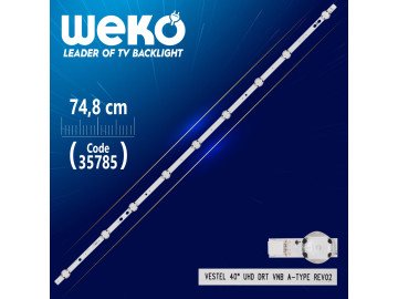 LED подсветка 40 INCH UHD DRT VNB A-TYPE REV02 led494