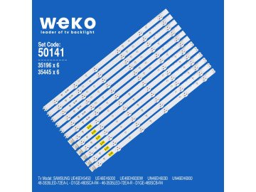 Диодни ленти комплект 12 бр/pcs 6-3535LED-72EA D1GE-460SCA/B