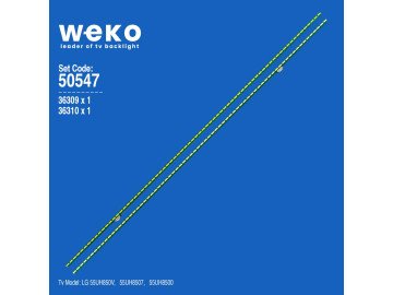 Диодни ленти комплект 2 бр/pcs LED Backlight 55 V16 AS1  rev05 L-R type  2441-42