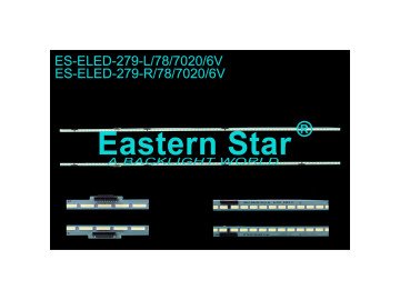 LED подсветка комплект 60 V16 ART3 2484 & 2485