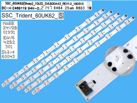 LED подсветка комплект SSC_Trident_60UK62 ,AGM76729101