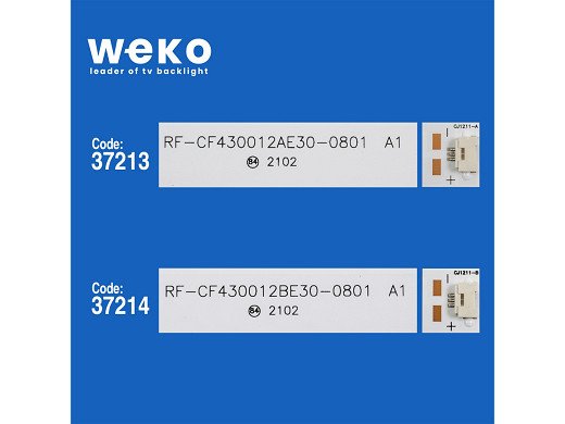 Диодни ленти комплект 4 бр/pcs CF430012AE30-0801+RF-CF430012BE30-0801