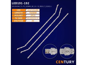 LED Backlight D3GE-400SMA-B R2 set-3pcs LED191-2