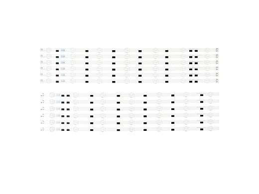 Диодни ленти комплект 12 бр/pcs DMGE-580SMA/B set12 LED432-3