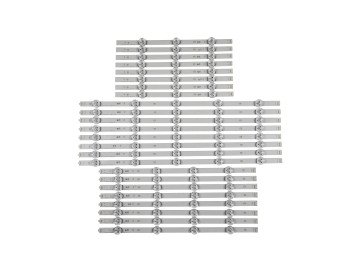 Диодни ленти комплект 24 бр/pcs   DRT 3.0 65 INCH 6916L-1775A 1774A 1773A