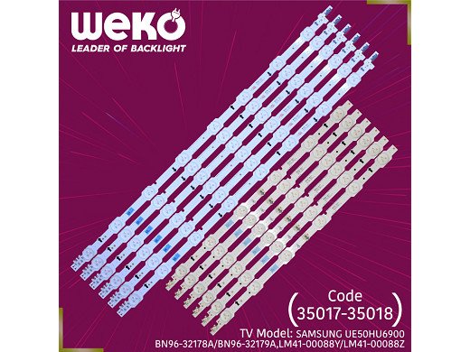 Диодни ленти комплект 12  бр/pcs SAMSUNG_2014SVS_UHD_50_3228 12 BN96-32179A +  BN96-32178A