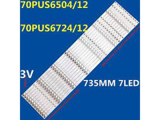 Диодни ленти комплект 12 бр/pcs  LB-GM3030-GJ0D227012X7PB09