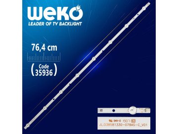 Диодни ленти  комплект 3 бр/pcs LED Backlight JL.D38581330-078AS-C set3