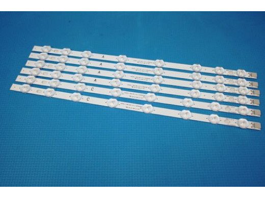 Диодни ленти комплект 6  бр/pcs 42FHD-L NDV REV0.2  с лепенка за прикрепване