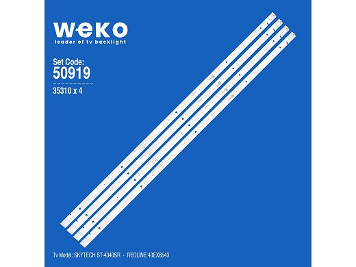 Диодни ленти комплект 4 pcs ZDCX43D12-ZC14F-02 - 303CX430032 - A22/C/7 120-125/3.0-3.1-12