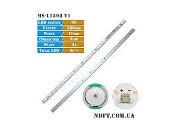 LED Backlight MS-L1598 V1 set-2 set50607