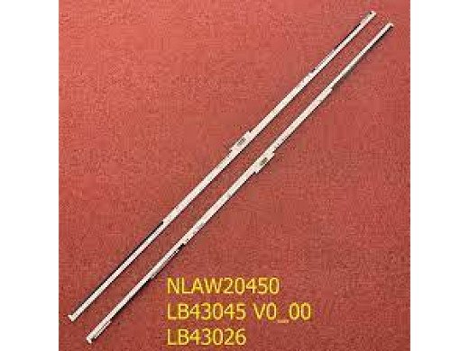 Диодни ленти комплект 2 бр/pcs NLAW20450 с лепенка за прикрепване