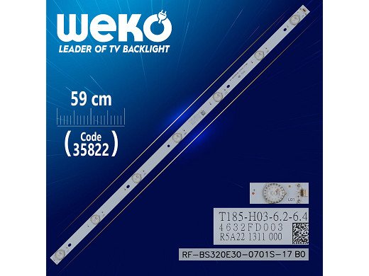 Диодни ленти комплект 2 бр/pcs RF-BS320E30-0701S-17B0