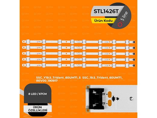 Диодни  ленти комплект 5 бр/pcs  SSC_Y19.5_TRIDENT_60UM71_REV00