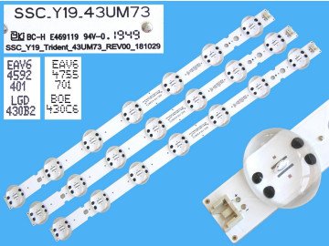 LED Backlight SSC_Y19_43UM75 ES1066