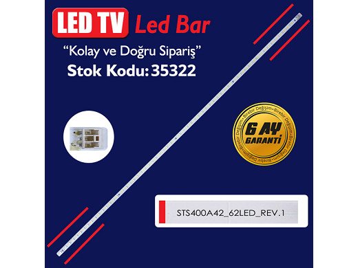 LED подсветка комплект 40" STS400A42_62LED_REV.1 62