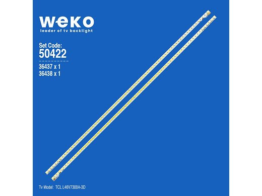 LED подсветки комплект STS460A67_72LED L+R TYPE 3pin